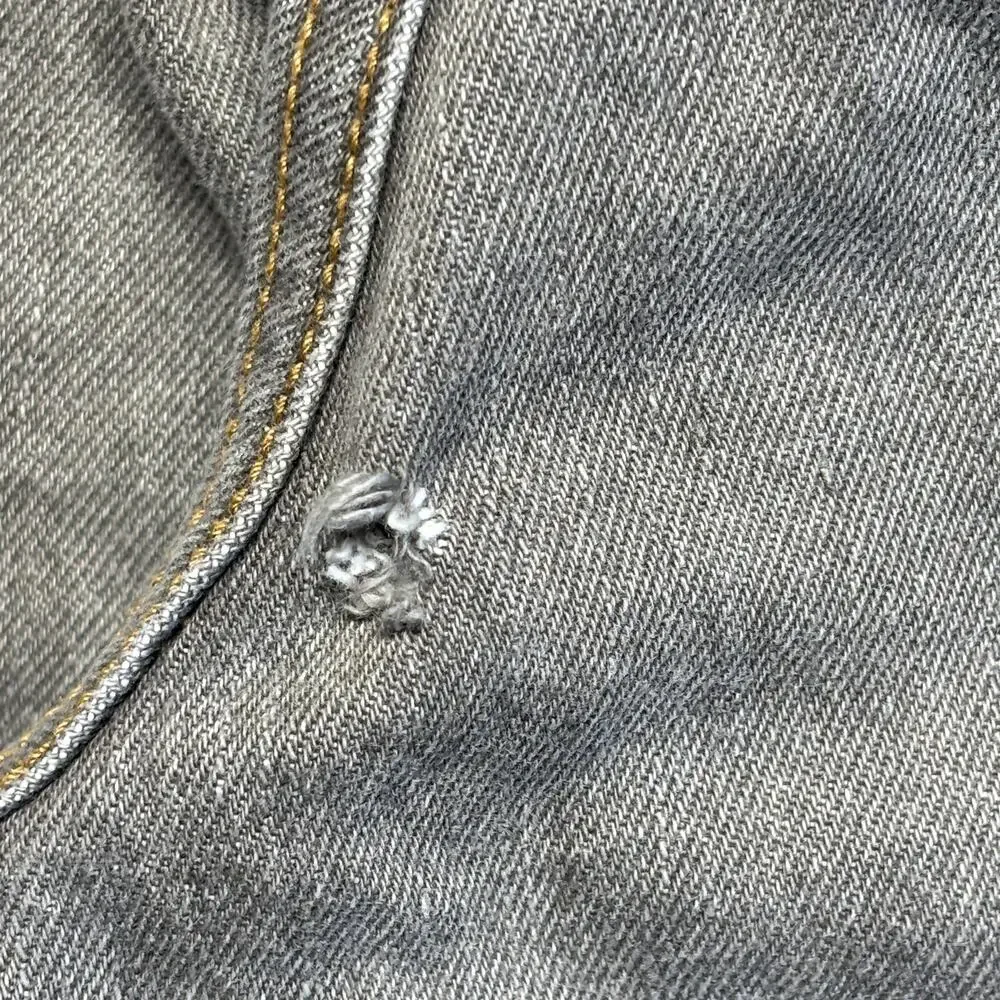 Vintage Levi's 505 Jeans Mens 32x30 Gray Straight Regular Fit Denim Y2k Hongkong